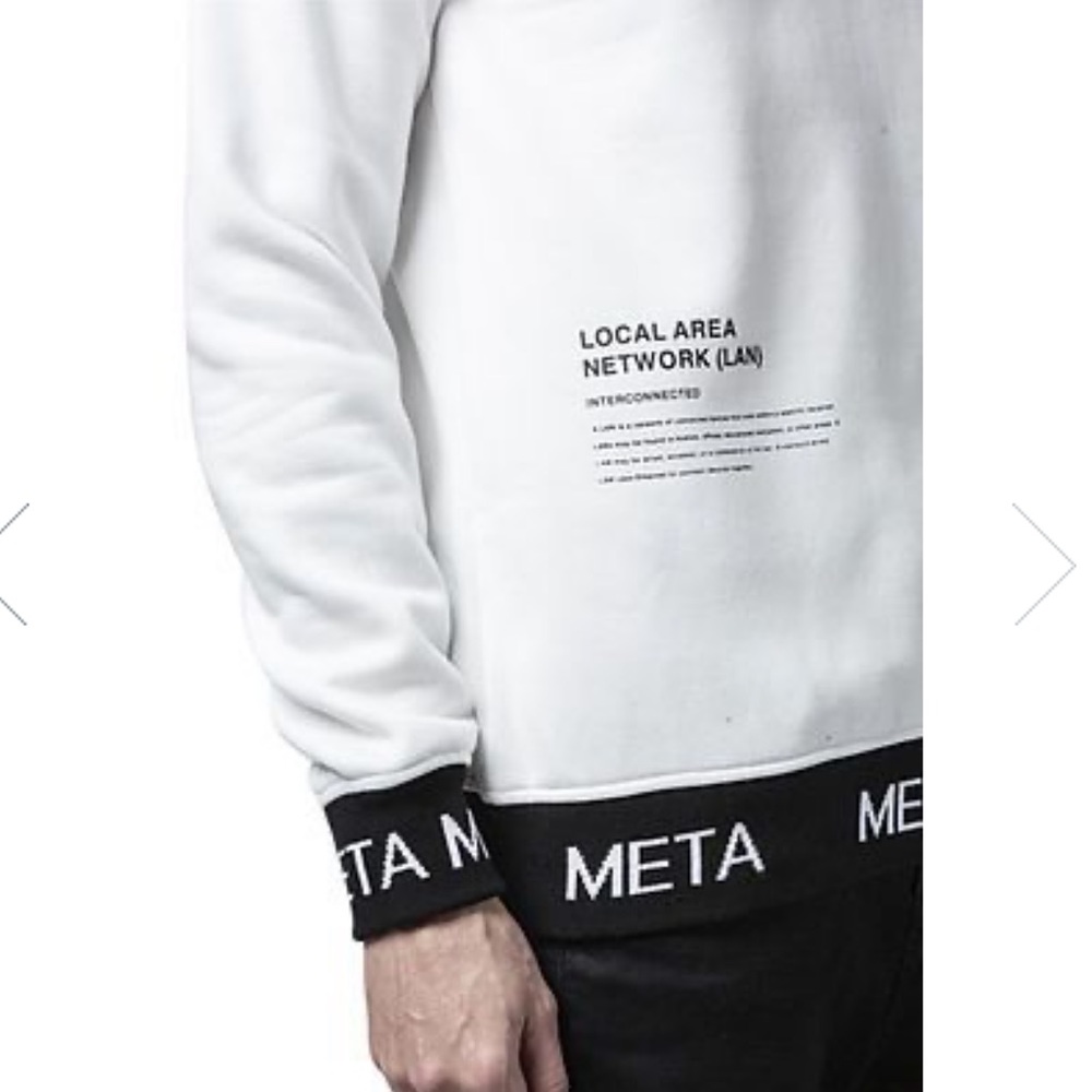 Meta Threads Hydra Crew Sweater
Men – White - Picture 5 of 15